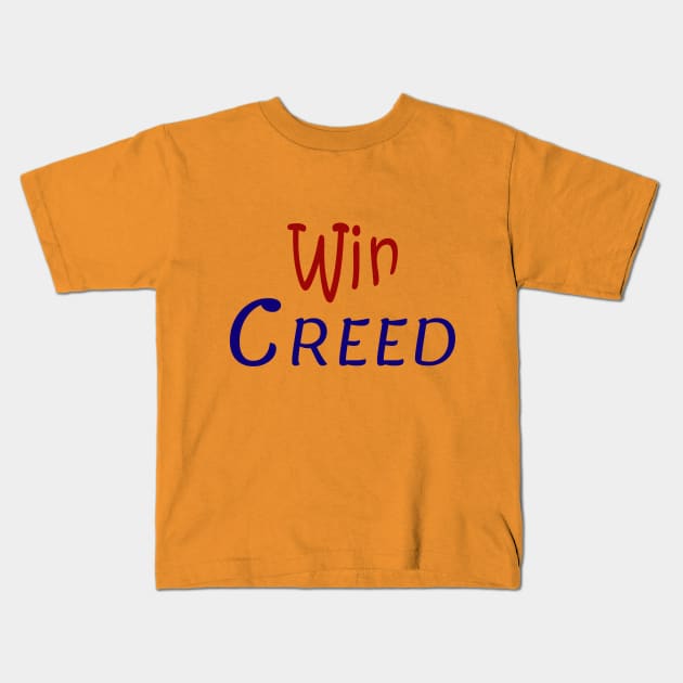 Win "Creed" Kids T-Shirt by IbrahemHassan